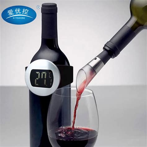 wine bottle temperature meter